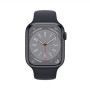 Apple Watch Series 8 45mm, Smart watches, GPS (satellite), Retina LTPO OLED, Touchscreen, Heart rate monitor, Waterproof, Bluetooth, Wi-Fi, Midnight, Midnight
