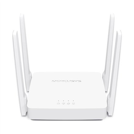 Mercusys , AC1200 Wireless Dual Band Router , AC10 , 802.11ac , 300+867 Mbit/s , 10/100 Mbit/s , Mesh Support No , MU-MiMO Yes , No mobile broadband , Antenna type 4xFixed , No