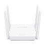 Mercusys , AC1200 Wireless Dual Band Router , AC10 , 802.11ac , 300+867 Mbit/s , 10/100 Mbit/s , Mesh Support No , MU-MiMO Yes , No mobile broadband , Antenna type 4xFixed , No