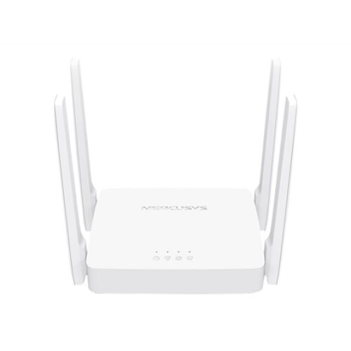 Mercusys , AC1200 Wireless Dual Band Router , AC10 , 802.11ac , 300+867 Mbit/s , 10/100 Mbit/s , Mesh Support No , MU-MiMO Yes , No mobile broadband , Antenna type 4xFixed , No