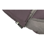 Outwell Contour Dark Purple L Sleeping Bag - Left Zipper 220 x 85 cm YKK 2-way L-shape open-end with auto lock