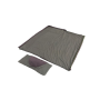 Outwell Contour Dark Purple L Sleeping Bag - Left Zipper 220 x 85 cm YKK 2-way L-shape open-end with auto lock