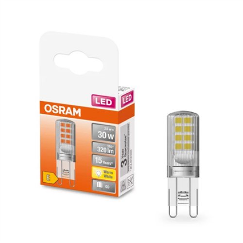 Parathom Clear capsule LED , G9 , 2.6 W , Warm White