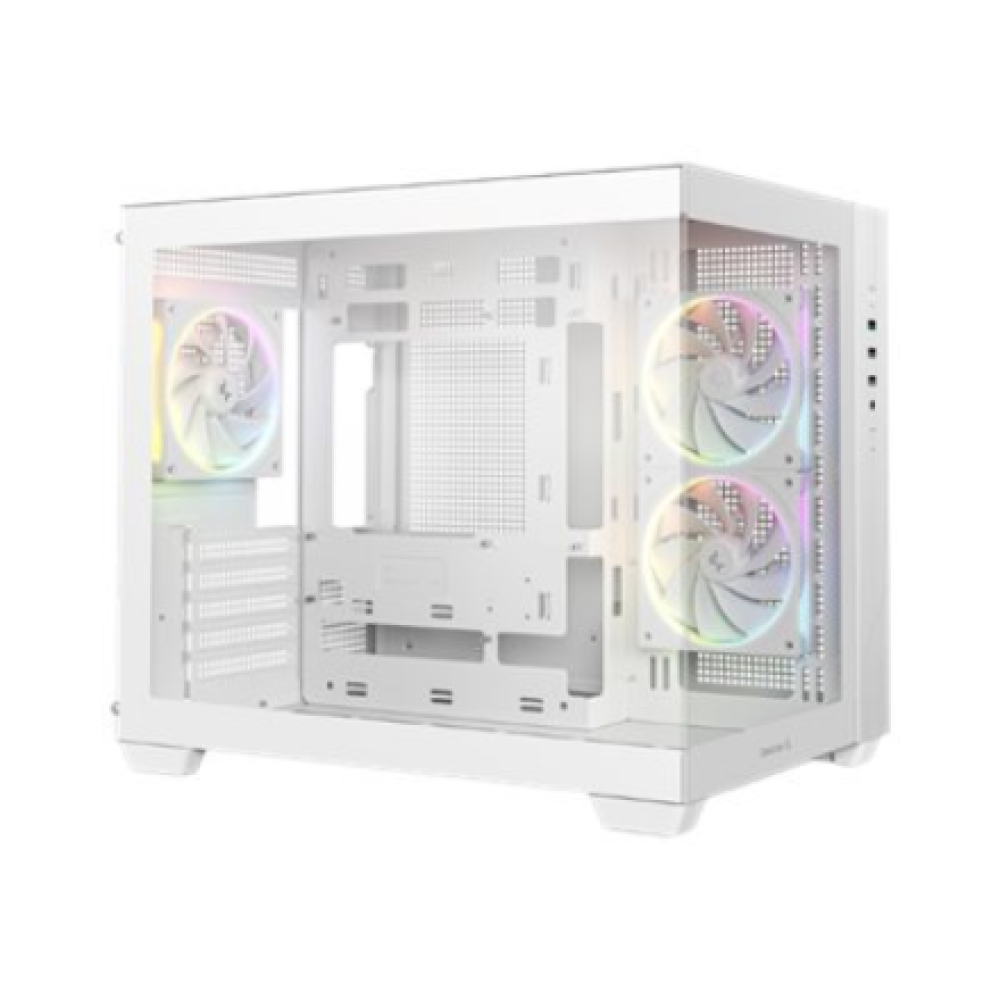 Deepcool Case , CG330 3F WH , White , Micro ATX