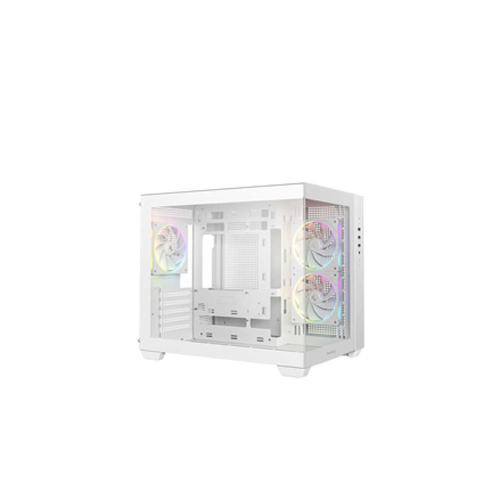 Deepcool Case , CG330 3F WH , White , Micro ATX , Power supply included No