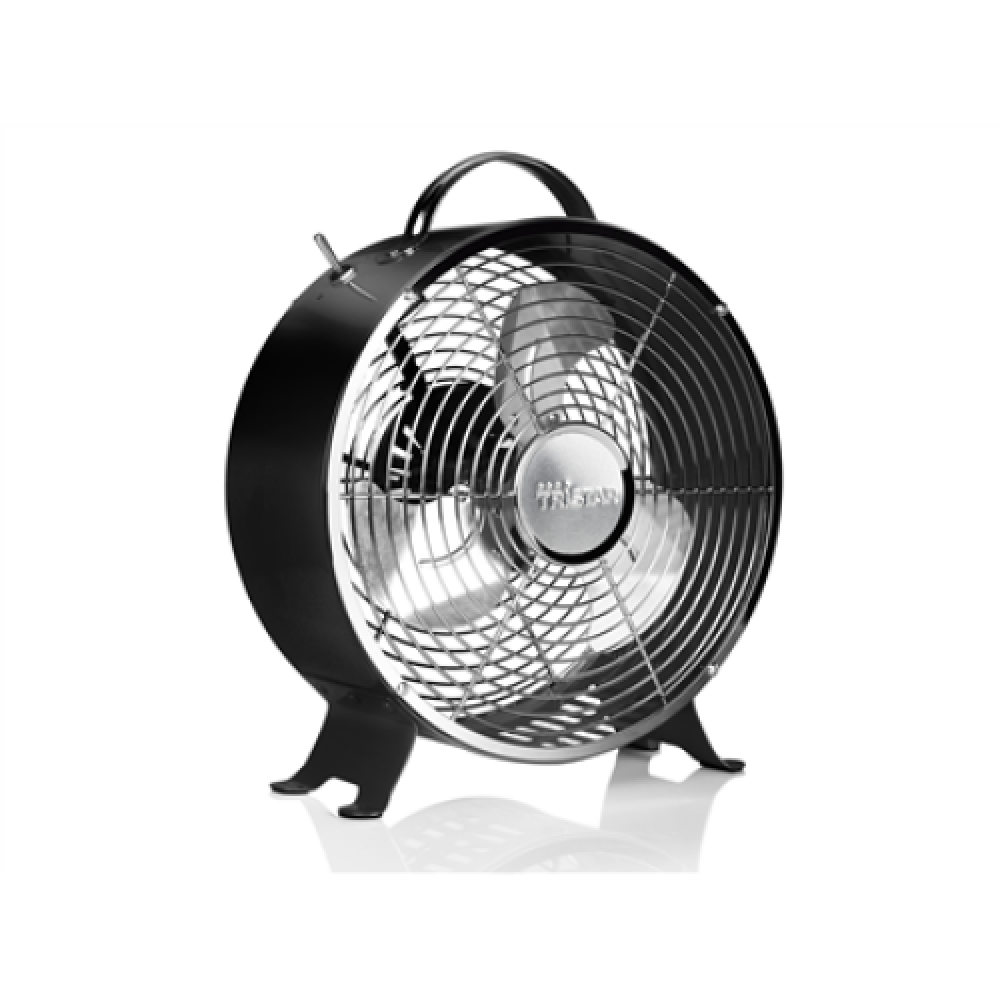 Tristar , VE-5966 , Desk Fan , Black , Diameter 25 cm , Number of speeds 2 , 20 W