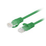 Lanberg Patchcord CAT.5E UTP 1M fluke passed 10-pack, Green , PCU5-20CC-0100-G