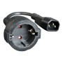 Cablexpert , Power adapter cord , PC-SFC14M-01 , 0.15 m