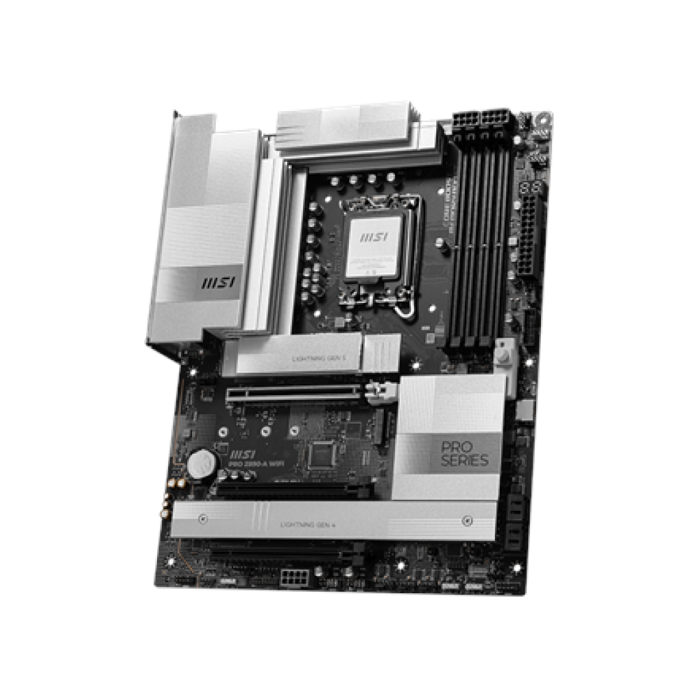 MSI PRO Z890-A WIFI , Processor family Intel , Processor socket LGA1851 , DDR5 UDIMM , Supported hard disk drive interfaces SATA, M.2 , Number of SATA connectors 4