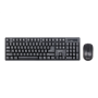 Gembird , Keyboard and mouse , KBS-W-01 , Keyboard and Mouse Set , Wireless , Mouse included , Batteries included , US , Black , 390 g , Numeric keypad