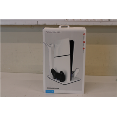 SALE OUT. FIXED Multifunctional Station for PS5 (Slim), black and white , Fixed , Multifunctional Station for PlayStation 5 (Slim) with Fans and Charging for two DualSense Controllers , FIXPS5S-MCS-BW , DAMAGED PACKAGING, DEMO