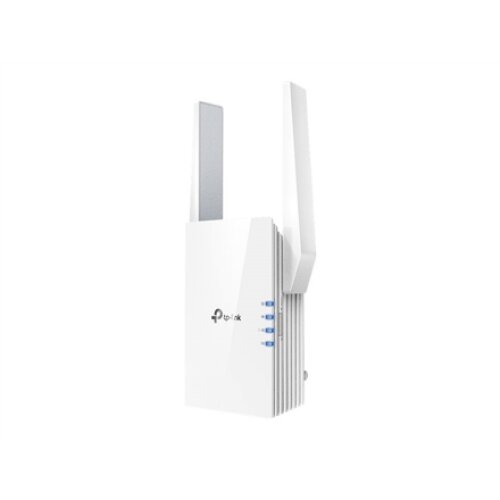TP-LINK , Extender , RE505X , 802.11ax , 2.4GHz/5GHz , 300+1200 Mbit/s , 10/100/1000 Mbit/s , Ethernet LAN (RJ-45) ports 1 , MU-MiMO No , no PoE , Antenna type 2xExternal