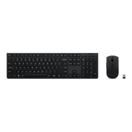 Lenovo Professional Wireless Rechargeable Combo Keyboard and Mouse , Keyboard and Mouse Set , Wireless , Mouse included , Bluetooth , Estonian , Rechargeable professional , Grey