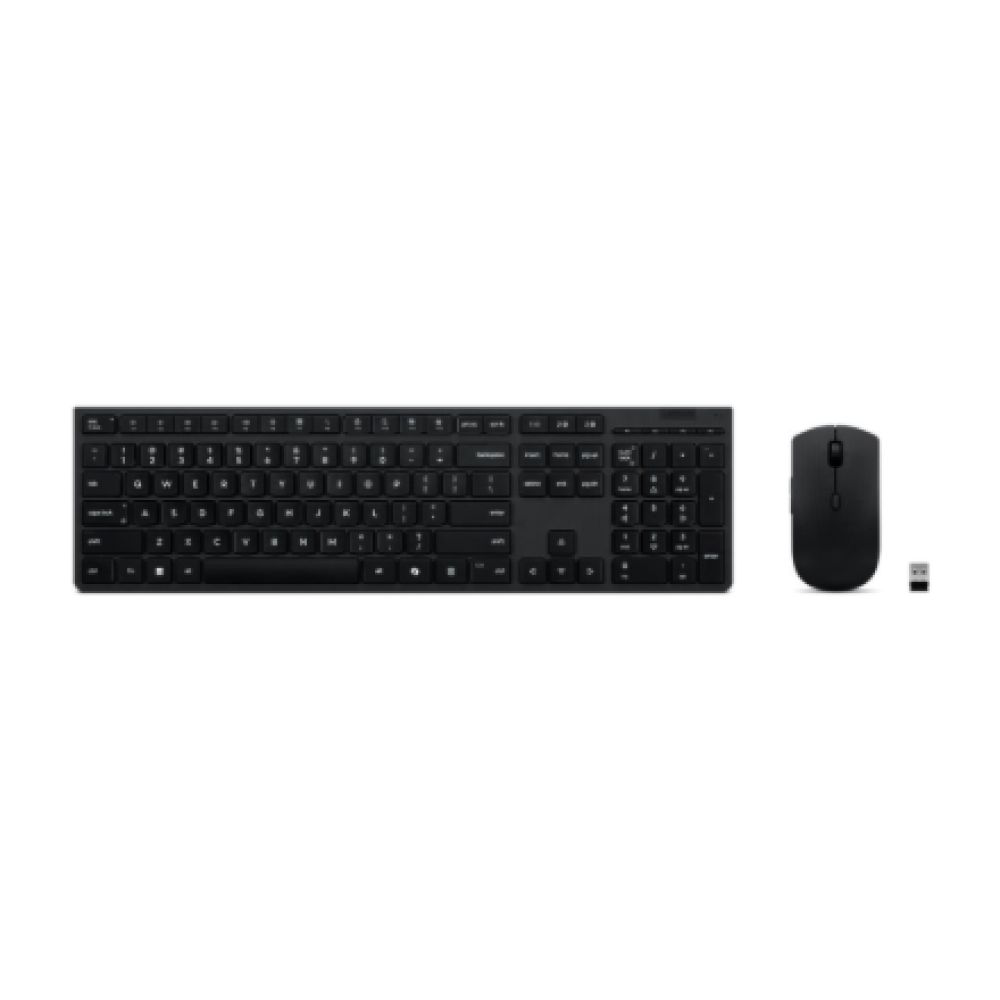 Lenovo Professional Wireless Rechargeable Combo Keyboard and Mouse , Keyboard and Mouse Set , Wireless , Mouse included , Estonian , Bluetooth , Grey