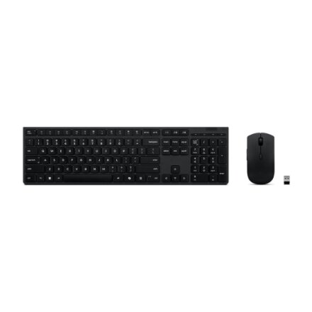 Lenovo Professional Wireless Rechargeable Combo Keyboard and Mouse , Keyboard and Mouse Set , Wireless , Mouse included , Bluetooth , Estonian , Rechargeable professional , Grey