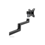 Neomounts Desk Mount , DS60-425BL2 Monitor Arm , Adjustable Height, Rotate, Tilt, Swivel , 17-27 , Maximum weight (capacity) 8 kg , Black
