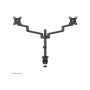 Neomounts Desk Mount , DS60-425BL2 Monitor Arm , Adjustable Height, Rotate, Tilt, Swivel , 17-27 , Maximum weight (capacity) 8 kg , Black