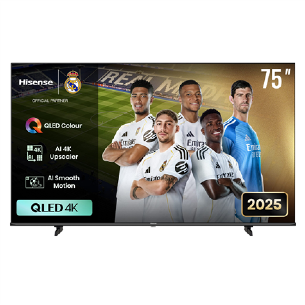 Hisense QLED TV , 75E7Q , 75 , Smart TV , VIDAA , 4K UHD , Black
