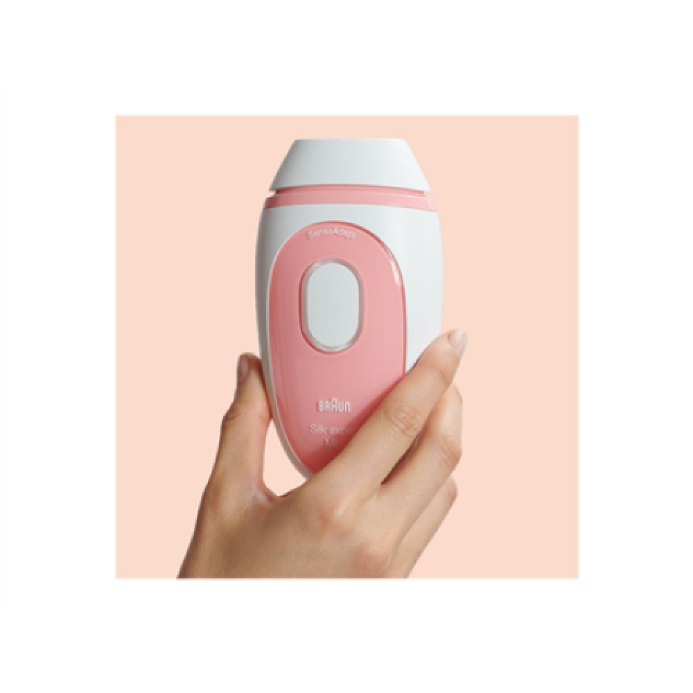 Braun Epilator PL1014 Silk-expert Mini IPL Number of power levels 3, White/Pink, Corded