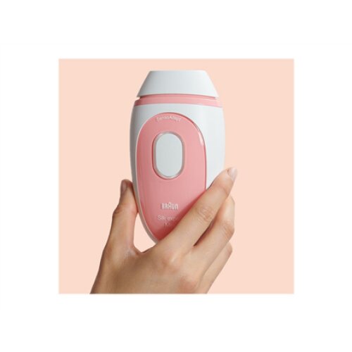 Braun Epilator PL1014 Silk-expert Mini IPL Number of power levels 3, White/Pink, Corded