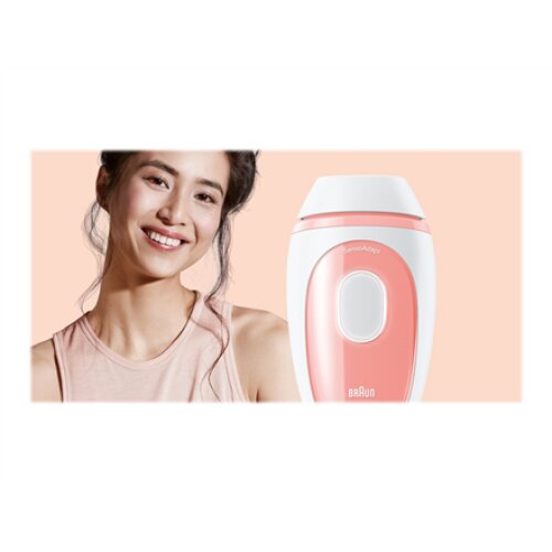 Braun Epilator PL1014 Silk-expert Mini IPL Number of power levels 3, White/Pink, Corded
