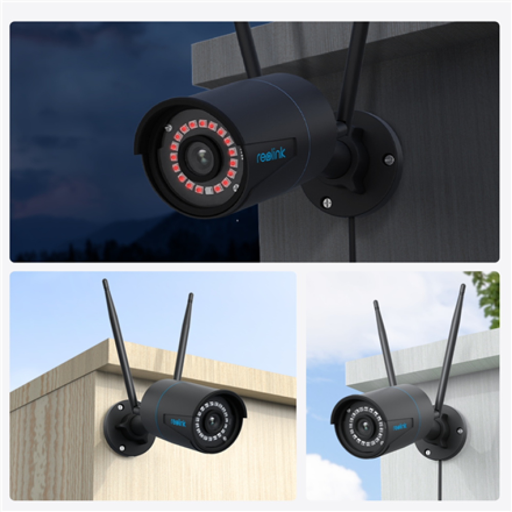 Reolink , WiFi Security Camera with Smart Detection , W320 , Bullet , 5 MP , 4.0mm fixed , IP66 , H.264 , Micro SD, Max. 256 GB