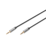 Digitus , AUX Audio Cable Stereo , DB-510110-018-S , 3.5 mm jack to 3.5 mm jack 3.5mm stereo plug , 3.5mm stereo plug