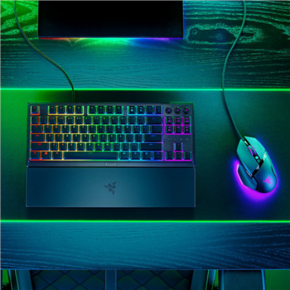 Razer , Ornata V3 Tenkeyless , Gaming Keyboard , Wired , Cyrillic , Black