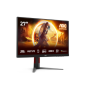 AOC , 27G4HA , 27 , Fast IPS , FHD , 16:9 , 200 Hz , 0.5 ms , 1920 x 1080 pixels , 300 cd/m² , HDMI ports quantity 2 , Black