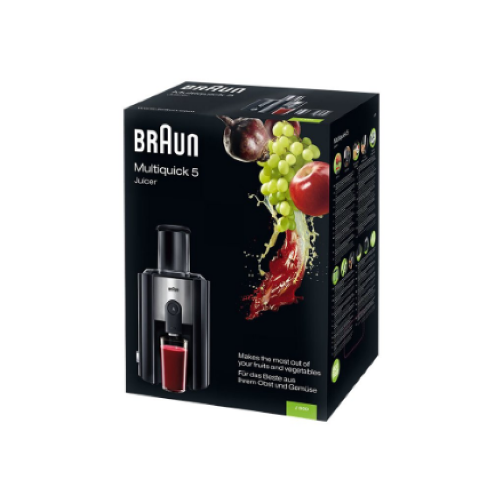 Braun , J 500 Multiquick 5 , Type Juicer , Black , 900 W , Number of speeds 2