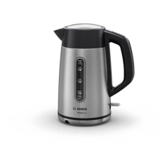 Bosch , Kettle , DesignLine TWK4P440 , Electric , 2400 W , 1.7 L , Stainless steel , 360° rotational base , Stainless steel/Black