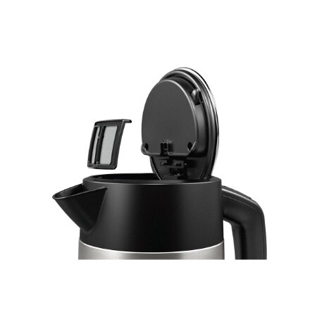 Bosch , Kettle , DesignLine TWK4P440 , Electric , 2400 W , 1.7 L , Stainless steel , 360° rotational base , Black/Stainless Steel