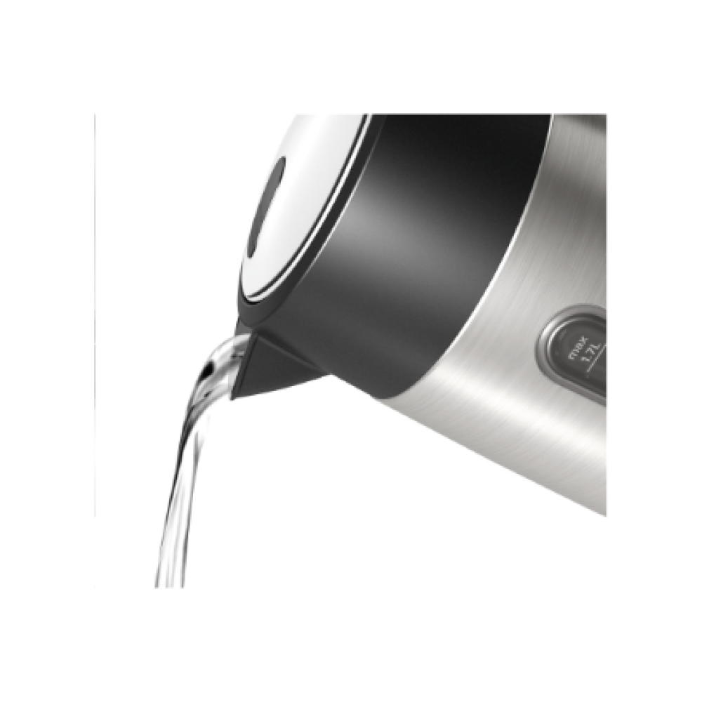 Bosch , Kettle , DesignLine TWK4P440 , Electric , 2400 W , 1.7 L , Stainless steel , 360° rotational base , Stainless steel/Black