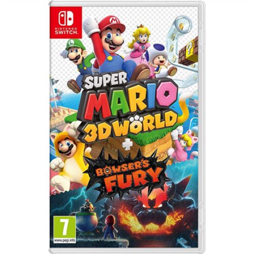 Nintendo Super Mario 3D World + Bowsers Fury Switch Enjoy two Mario adventures solo or with friends. Pounce and climb through dozens of colorful courses. Mario (and his friends) can use a variety of power-ups like the Super Bell, which grants catlike abil
