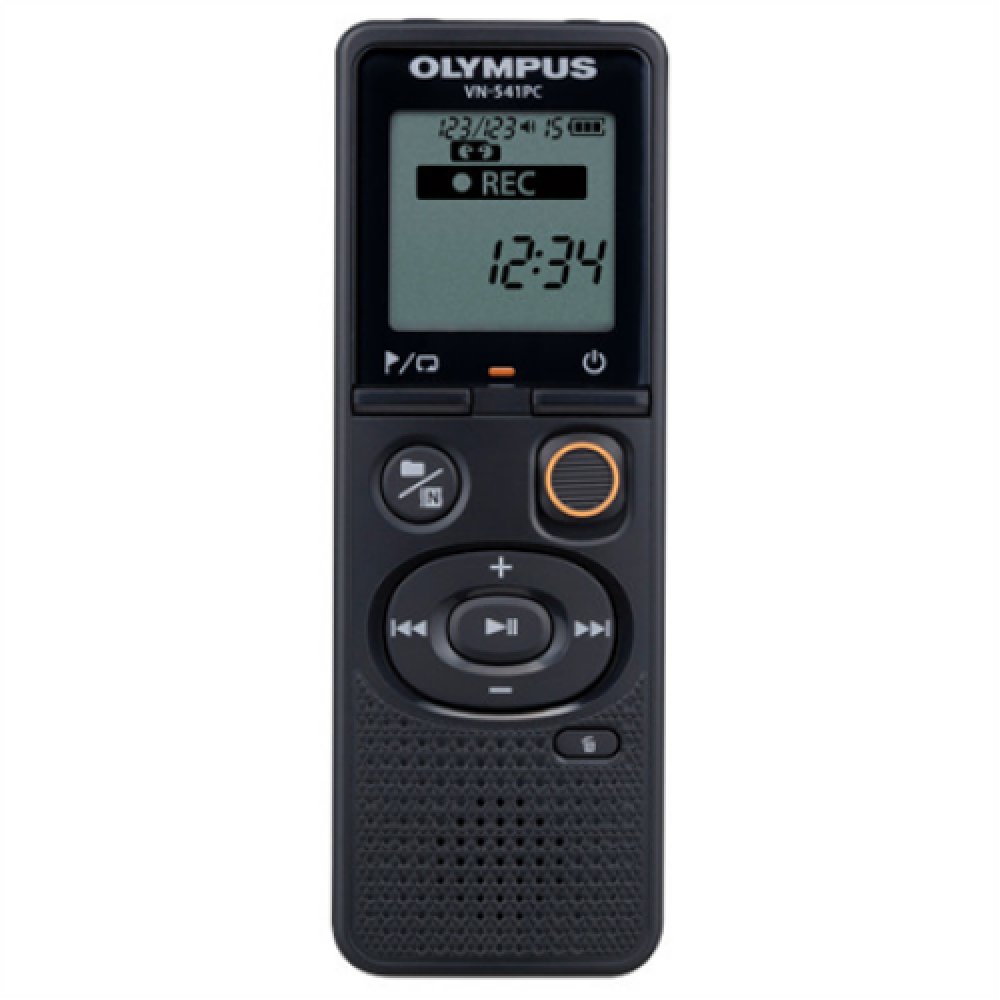 Olympus Digital Voice Recorder VN-541PC Black, WMA, Segment display 1.39,