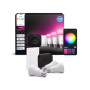 Philips Hue Starter set: 3 smart E27 bulbs, dimmer switch, Hue Bridge Pro , E27 , White and colored light
