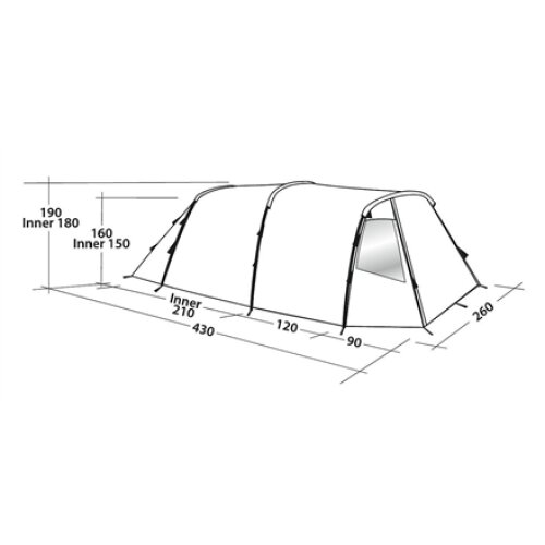 Easy Camp , Tent , Huntsville 400 , 4 person(s)