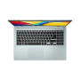 Asus Vivobook Go 15 E1504FA-BQ445W , Green Gray , 15.6 , IPS , FHD , 1920 x 1080 pixels , Anti-glare , AMD Ryzen 3 , 7320U , 8 GB , LPDDR5 , Solid-state drive capacity 512 GB , AMD Radeon Graphics , Windows 11 Home , 802.11ax , Bluetooth version 5.3 , Key