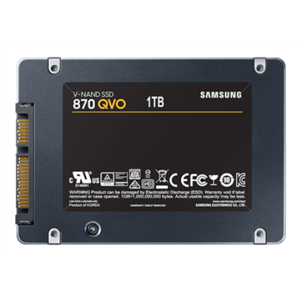 Samsung , SSD , 870 QVO , 1000 GB , SSD form factor 2.5 , Solid-state drive interface SATA III , Read speed 560 MB/s , Write speed 530 MB/s