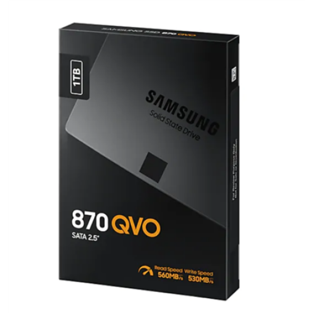 Samsung , SSD , 870 QVO , 1000 GB , SSD form factor 2.5 , Solid-state drive interface SATA III , Read speed 560 MB/s , Write speed 530 MB/s