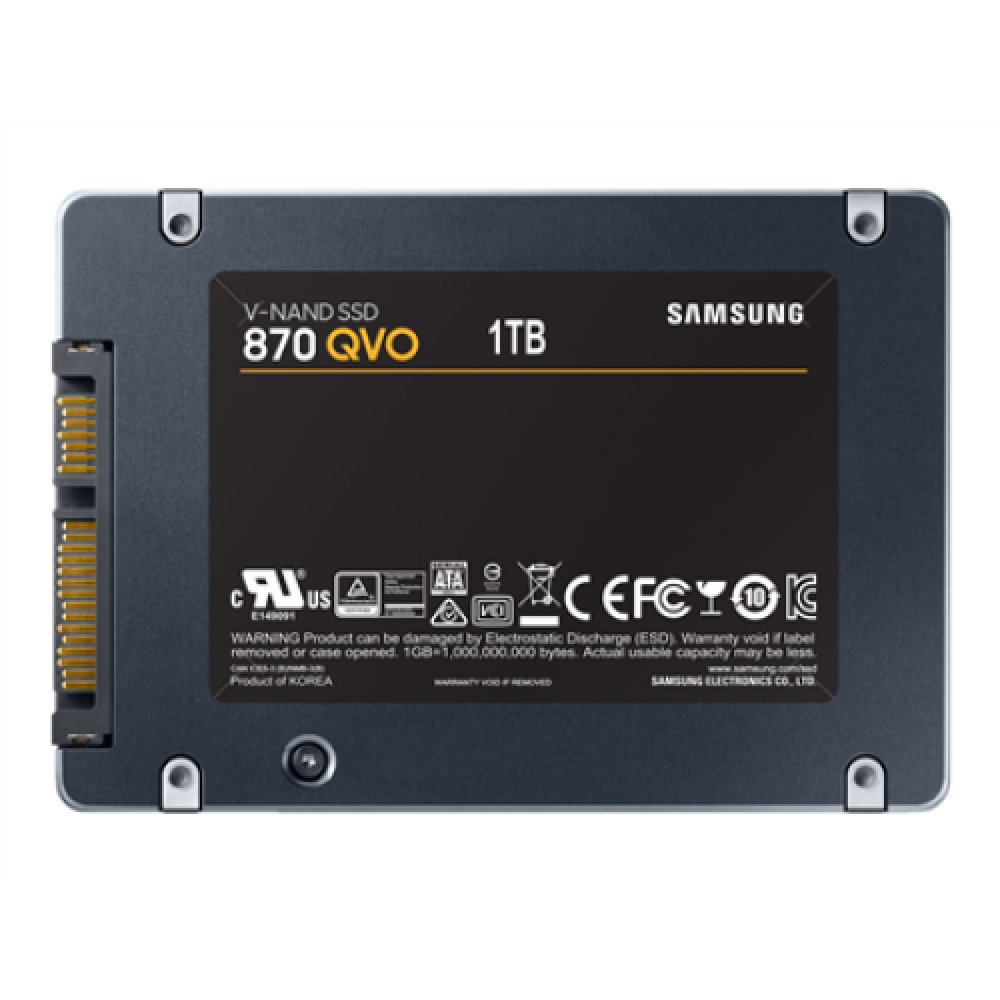 Samsung , SSD , 870 QVO , 1000 GB , SSD form factor 2.5 , Solid-state drive interface SATA III , Read speed 560 MB/s , Write speed 530 MB/s