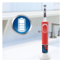 Oral-B Electric Toothbrush Vitality 100 Kids Spiderman Rechargeable, For kids, Number of teeth brushing modes 1, Red