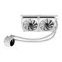 Gamemax CPU Liquid Cooler , ICEBURG 240 DIGITAL WH , White