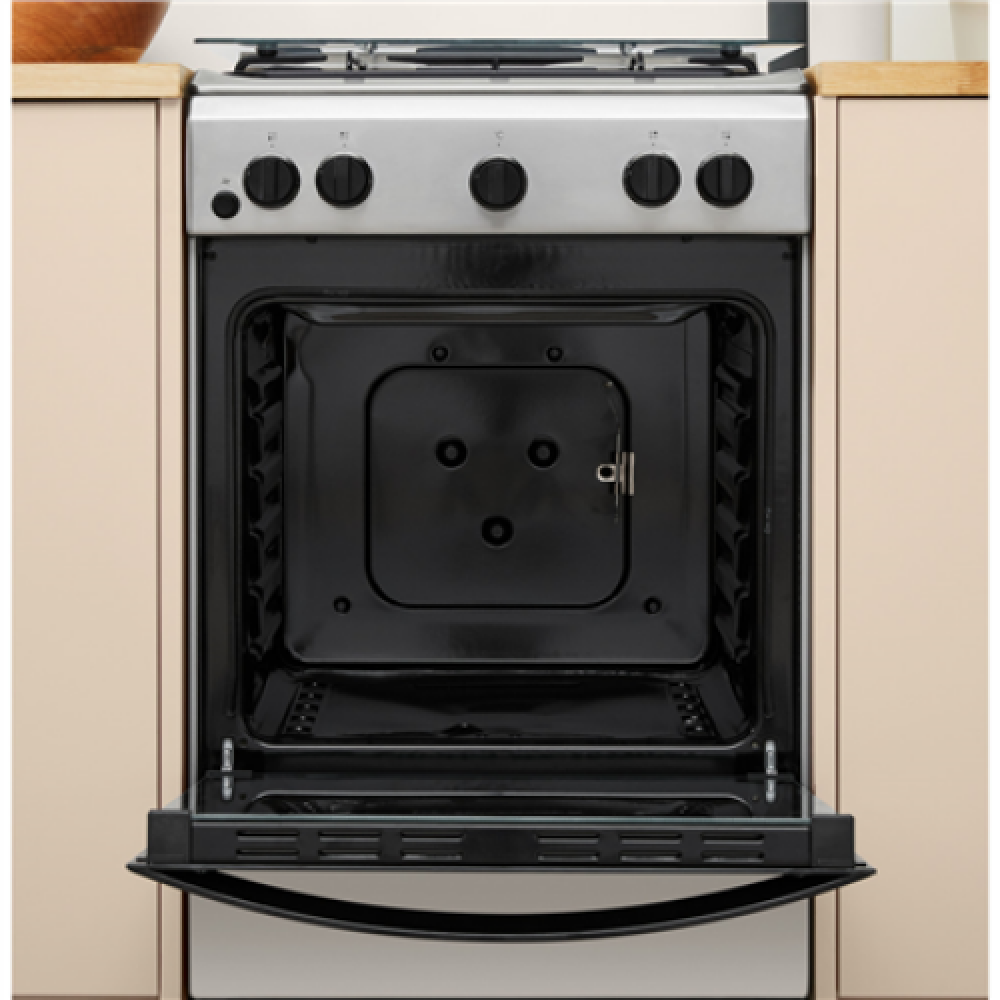 Cooker , IS5G1PMX/E , Hob type Gas , Oven type Gas , Stainless steel , Width 50 cm , Grilling , Depth 60 cm , 59 L