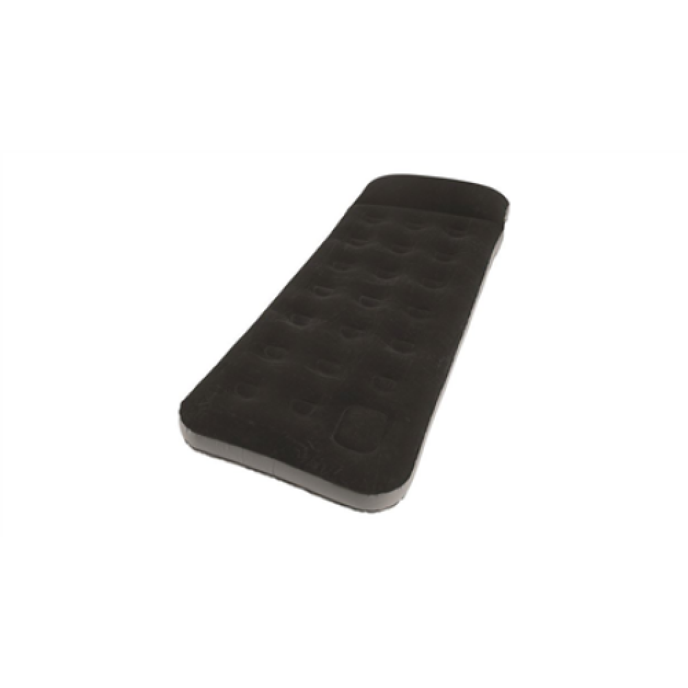 Outwell Excellent Single Sleeping Mat, Flock, Black and Grey