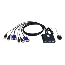 Aten 2-Port USB VGA Cable KVM Switch with Remote Port Selector , Aten , KVM Cable KVM Switches CS22U Search Product or keyword 2-Port USB VGA Cable KVM Switch with Remote Port Selector