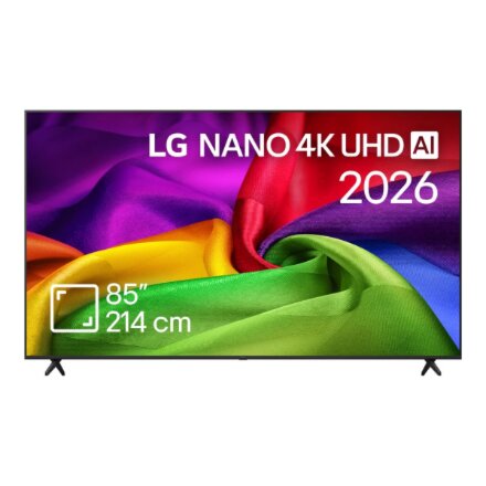 LG NANO 4K AI TV , 85NU800B3LA , 85 , Smart TV , webOS , UHD , Black