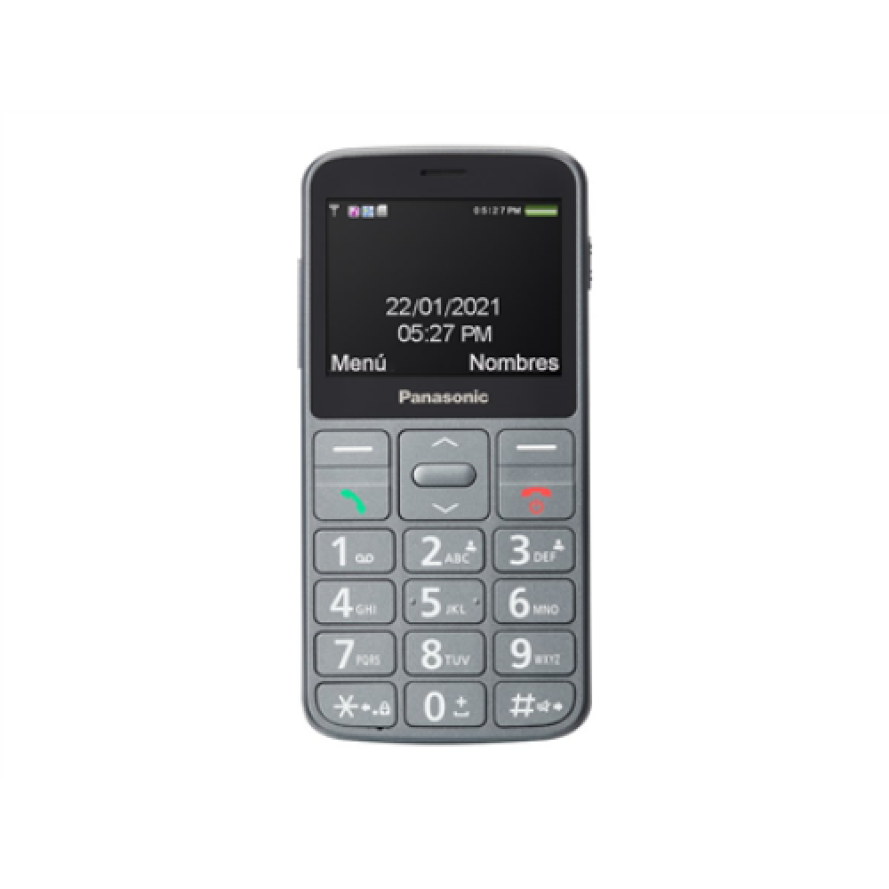 Panasonic , KX-TU160 , Easy Use Mobile Phone , Grey , 2.4 , TFT-LCD , Bluetooth , USB version USB-C , Built-in camera , Main camera resolution 0.3 MP