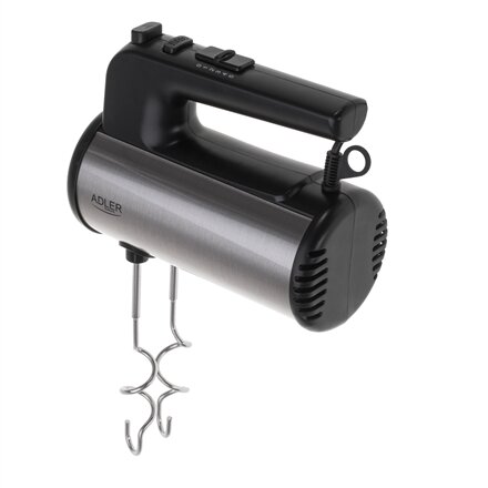 Adler Hand mixer , AD 4232 , Hand Mixer , 900 W , Number of speeds 5 , Turbo mode , Black/Stainless Steel