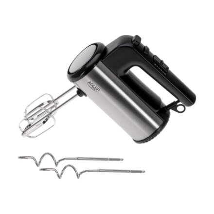 Adler Hand mixer , AD 4232 , Hand Mixer , 900 W , Number of speeds 5 , Turbo mode , Black/Stainless Steel